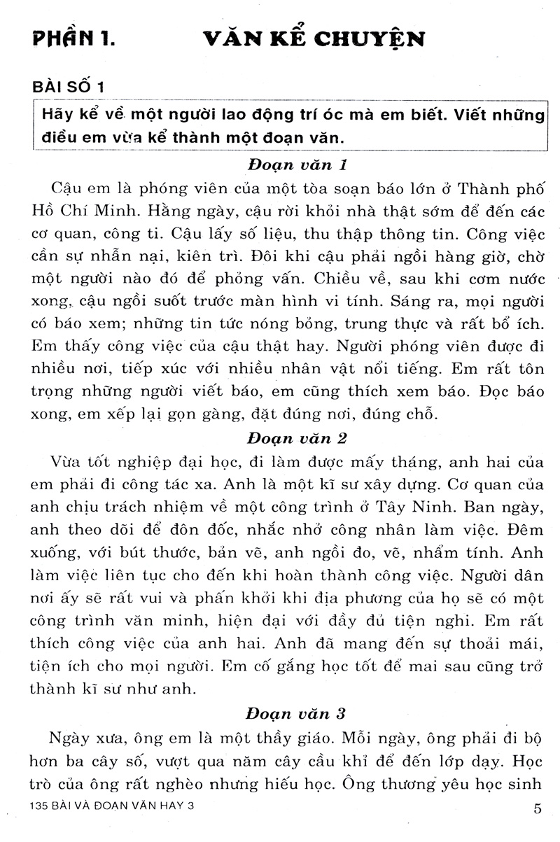 135 bài và đoạn văn hay 3 - Ảnh 12