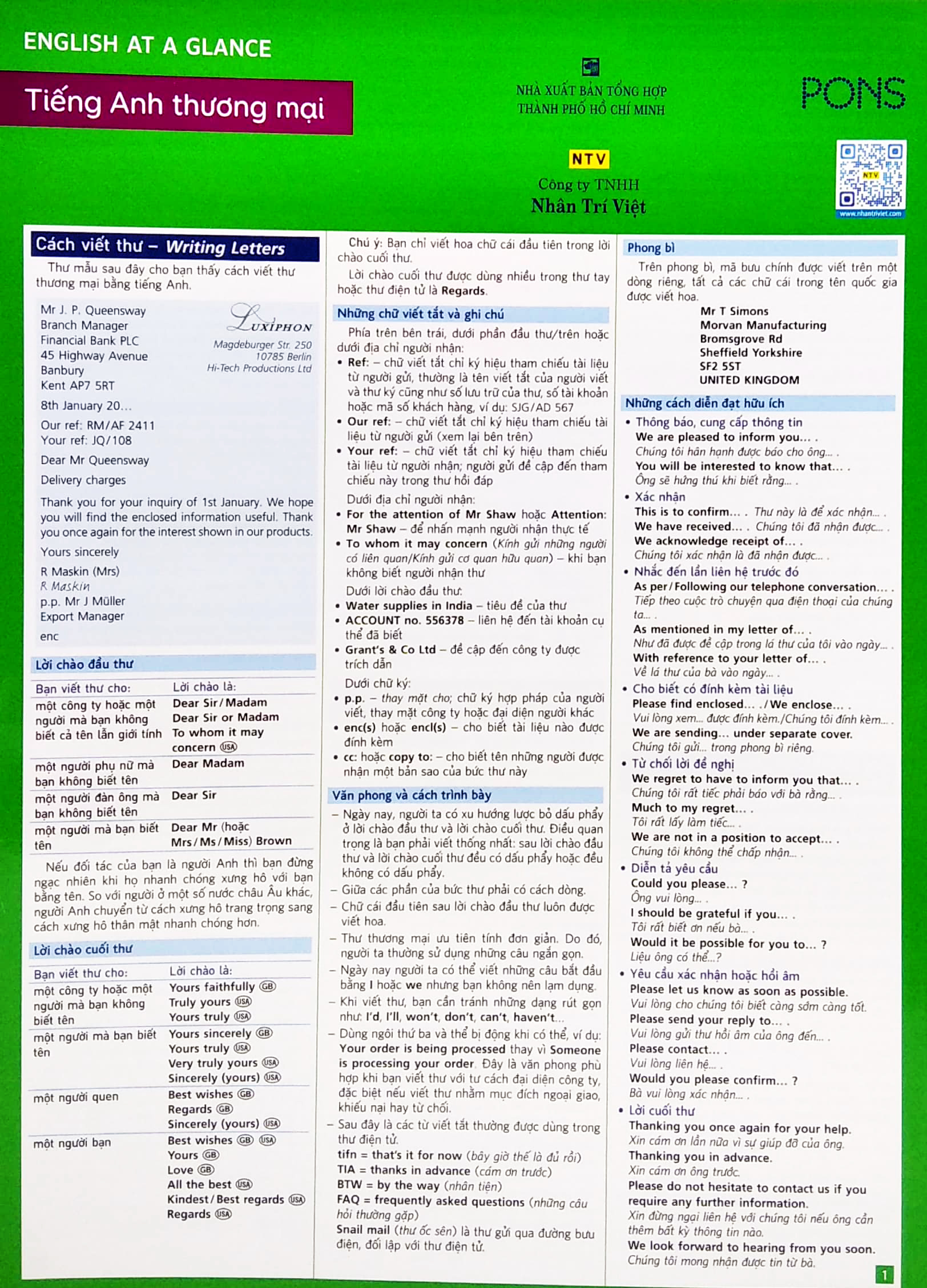 (9) english at a glance - tiếng anh thương mại - Ảnh 2