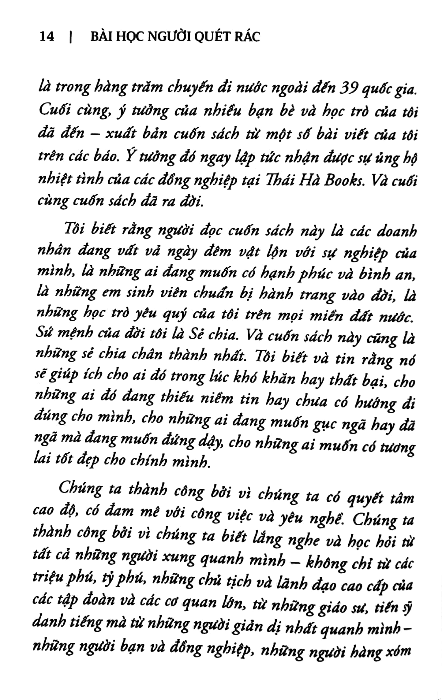 bài học từ người quét rác (tái bản) - Ảnh 6