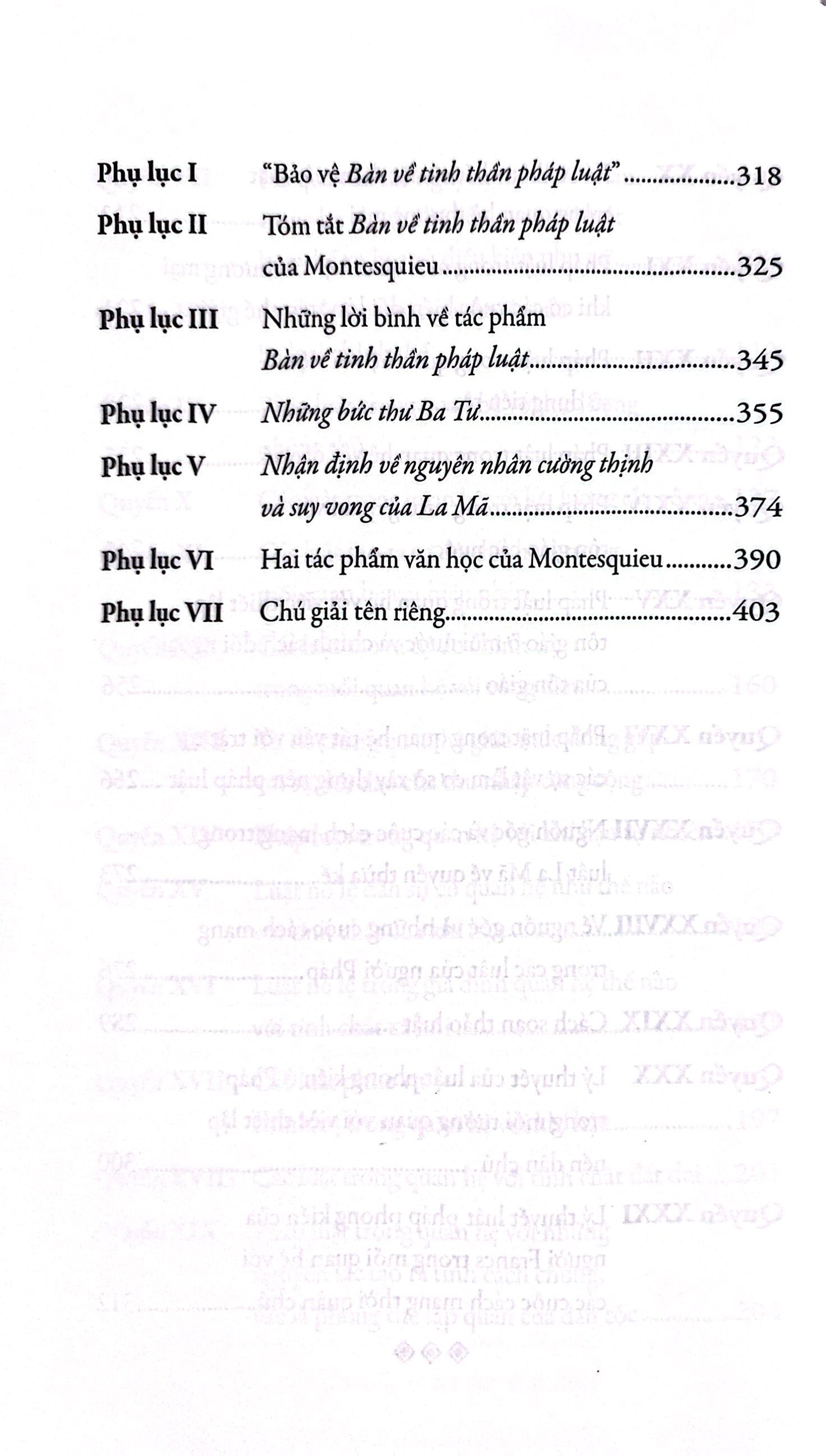 Bàn Về Tinh Thần Pháp Luật (Tái Bản 2023) - Ảnh 10