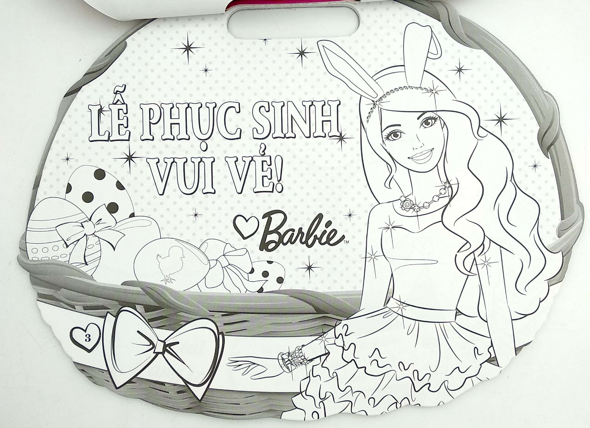 barbie lễ phục sinh tuyệt vời - tô màu theo các ngày lễ - Ảnh 5