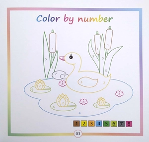 bộ color by number - tô màu theo số -tập 4 - Ảnh 5
