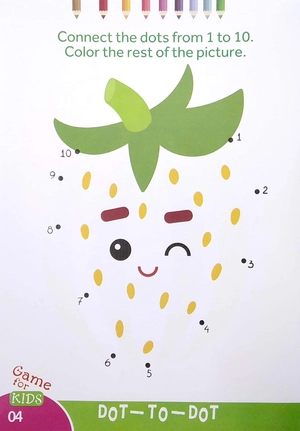 bộ dot to dot color - the rest of the picture - nối số và tô màu 5 - Ảnh 5