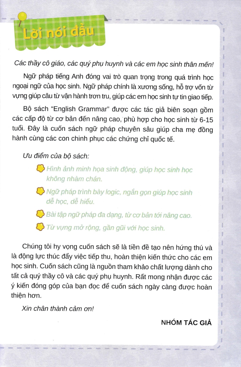bộ english grammar for flyers 1 - có đáp án - Ảnh 3