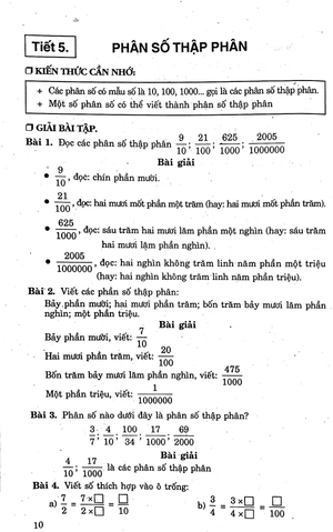 bộ giải bài tập toán 5 - tập 1 - Ảnh 8