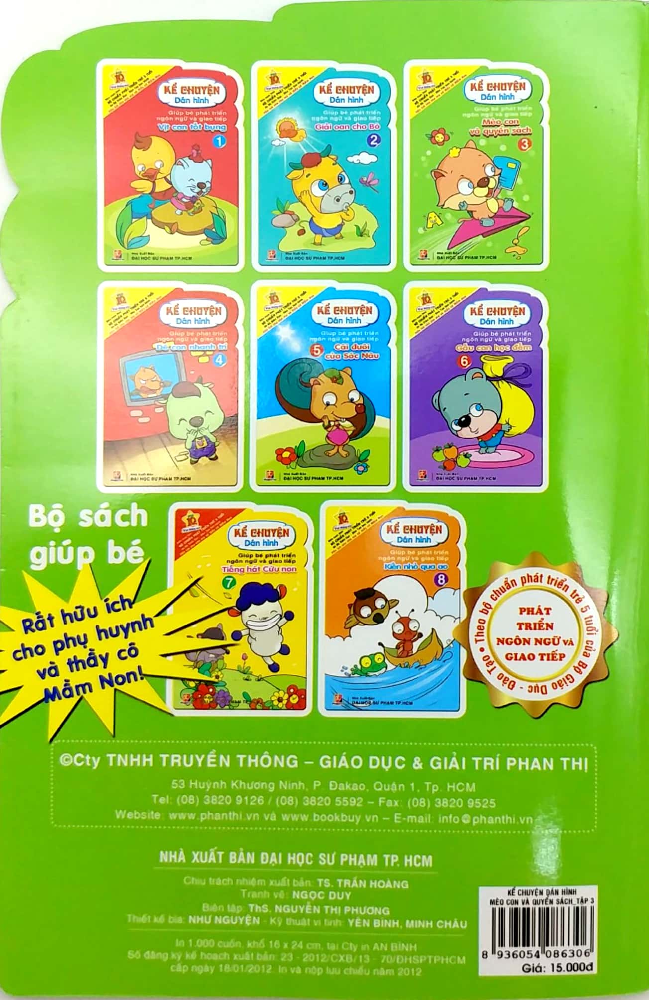 bộ kể chuyện dán hình 3 - mèo con và quyển sách - Ảnh 6