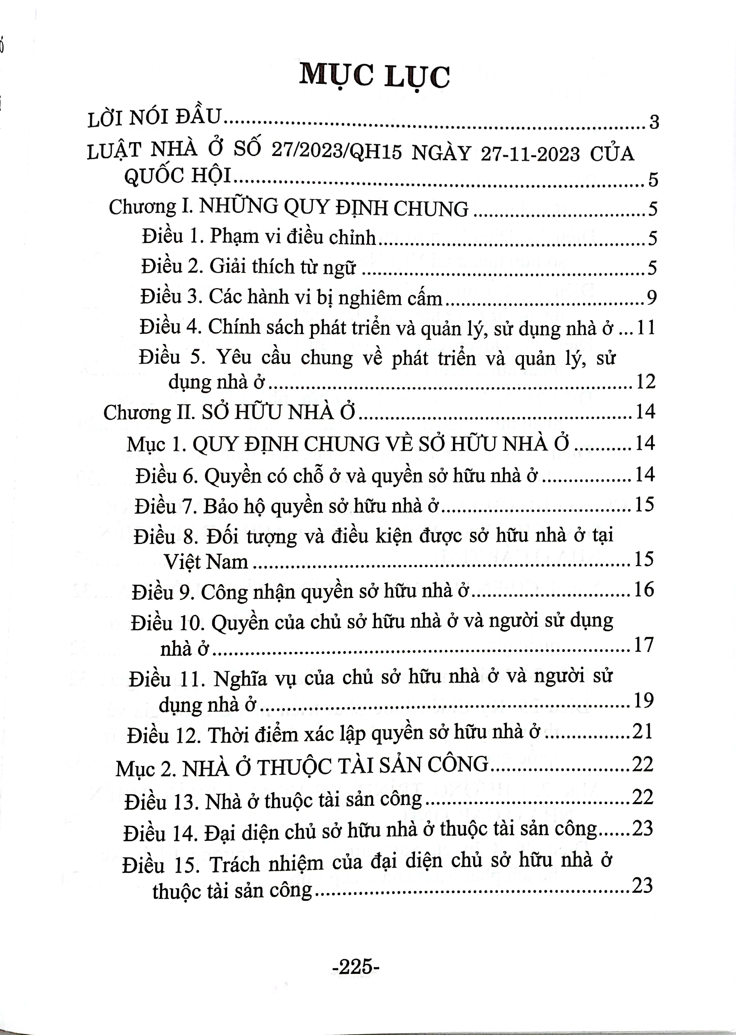 Bộ Luật Nhà Ở (Hiện Hành) (Được Quốc Hội Thông Qua Ngày 27-11-2023, Có Hiệu Lực Từ Ngày 01-01-2025) - Ảnh 4