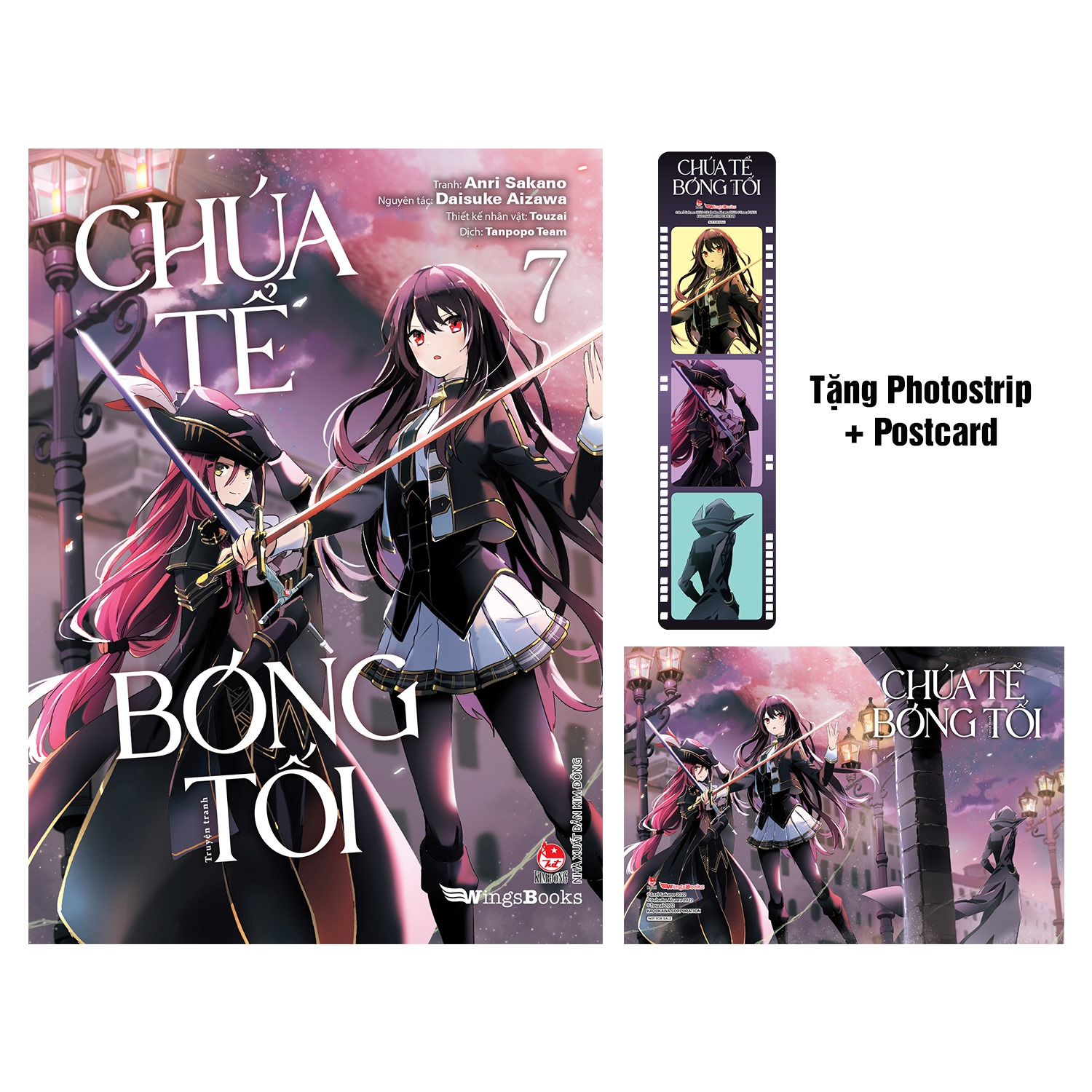 Bộ [Manga] Chúa Tể Bóng Tối - Tập 7 - Tặng Kèm Postcard + Photostrip - Ảnh 2