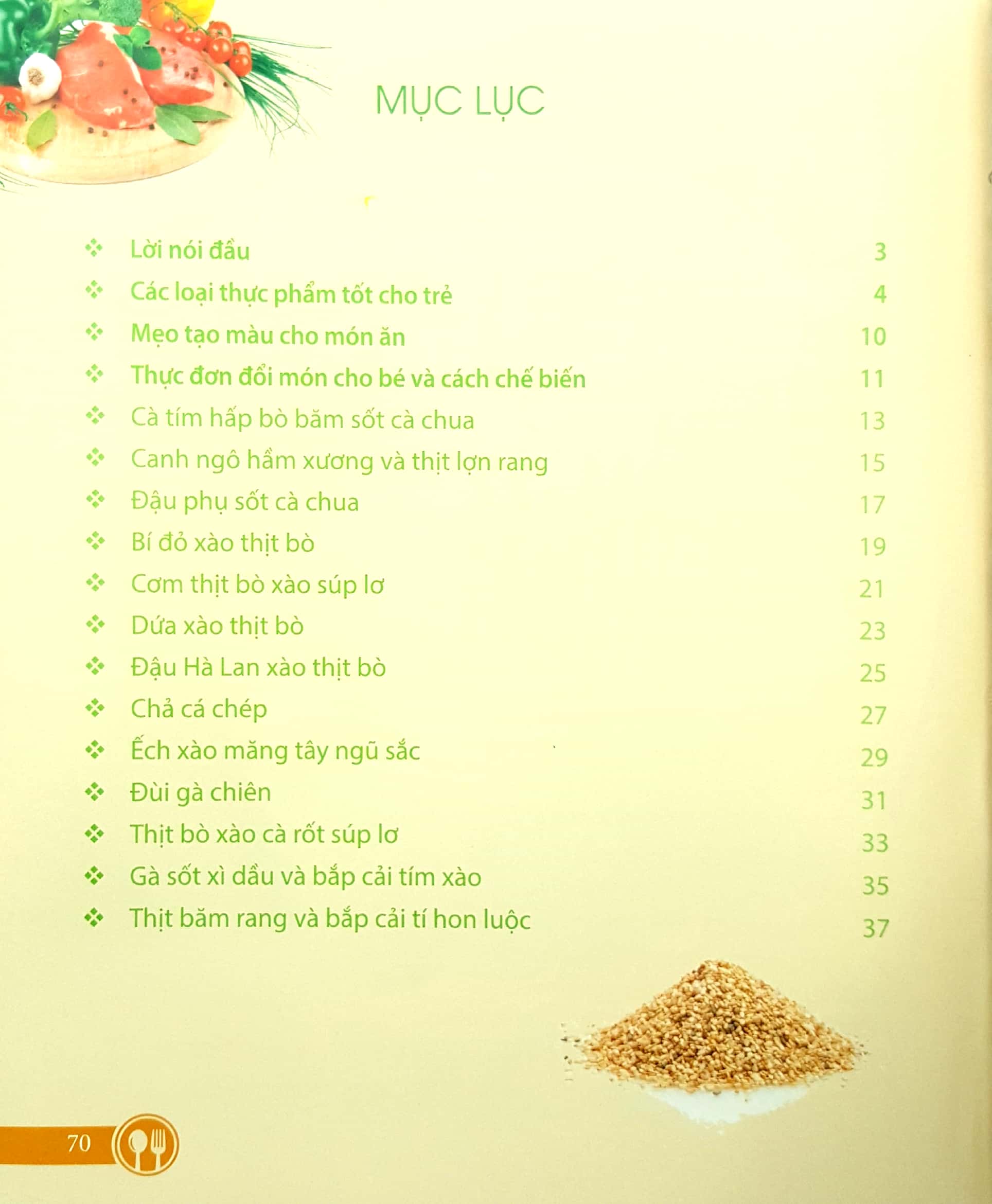 bộ mẹ nấu ăn ngon tuyệt - tập 1 (bé ăn - bé chơi - bé học bảng chữ cái) - Ảnh 3