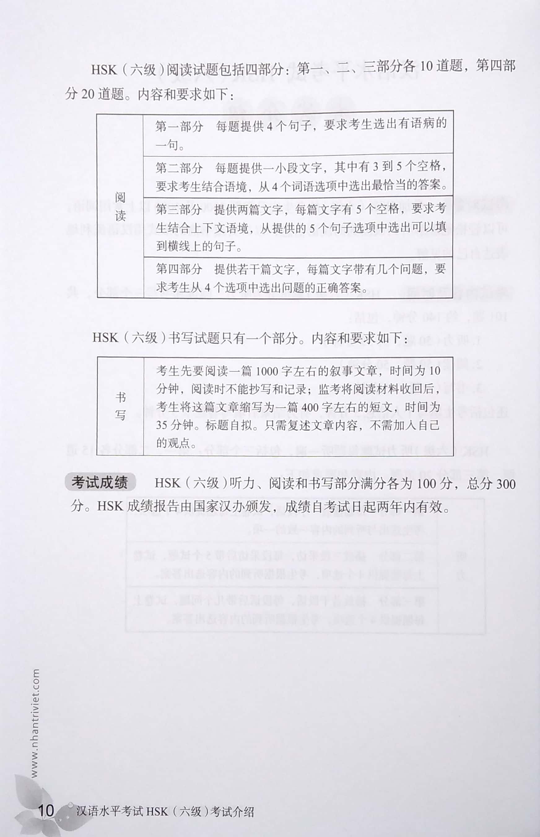 bộ mô phỏng đề thi hsk - phiên bản mới - cấp độ 6 - Ảnh 5