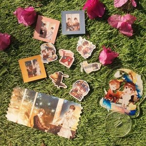 bộ nghe nói tôi rất nghèo - tập 3 - bản đặc biệt - tặng kèm bookmark bo viền + ticket cán nhũ + set sticker + standee chibi - Ảnh 8