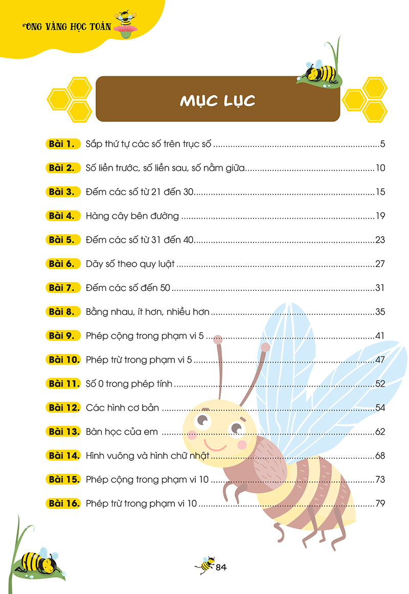 bộ ong vàng học toán dành cho trẻ 4-6 tuổi - tập 3 - Ảnh 13