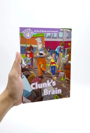 bộ oxford read and imagine level 4: clunk's brain - Ảnh 8