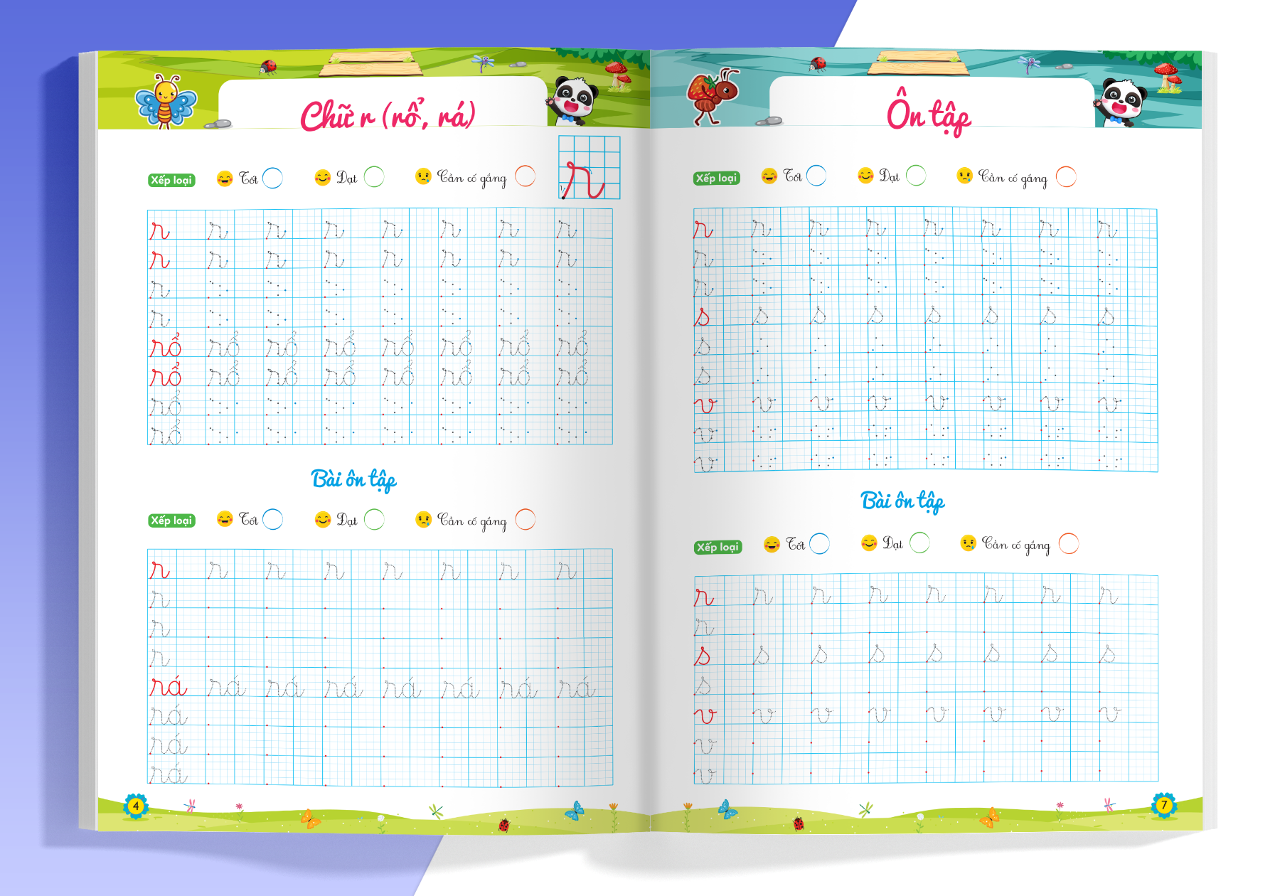bộ phiếu luyện viết cùng gấu kiki 3 - luyện viết bảng chữ cái và chữ ghép - Ảnh 3