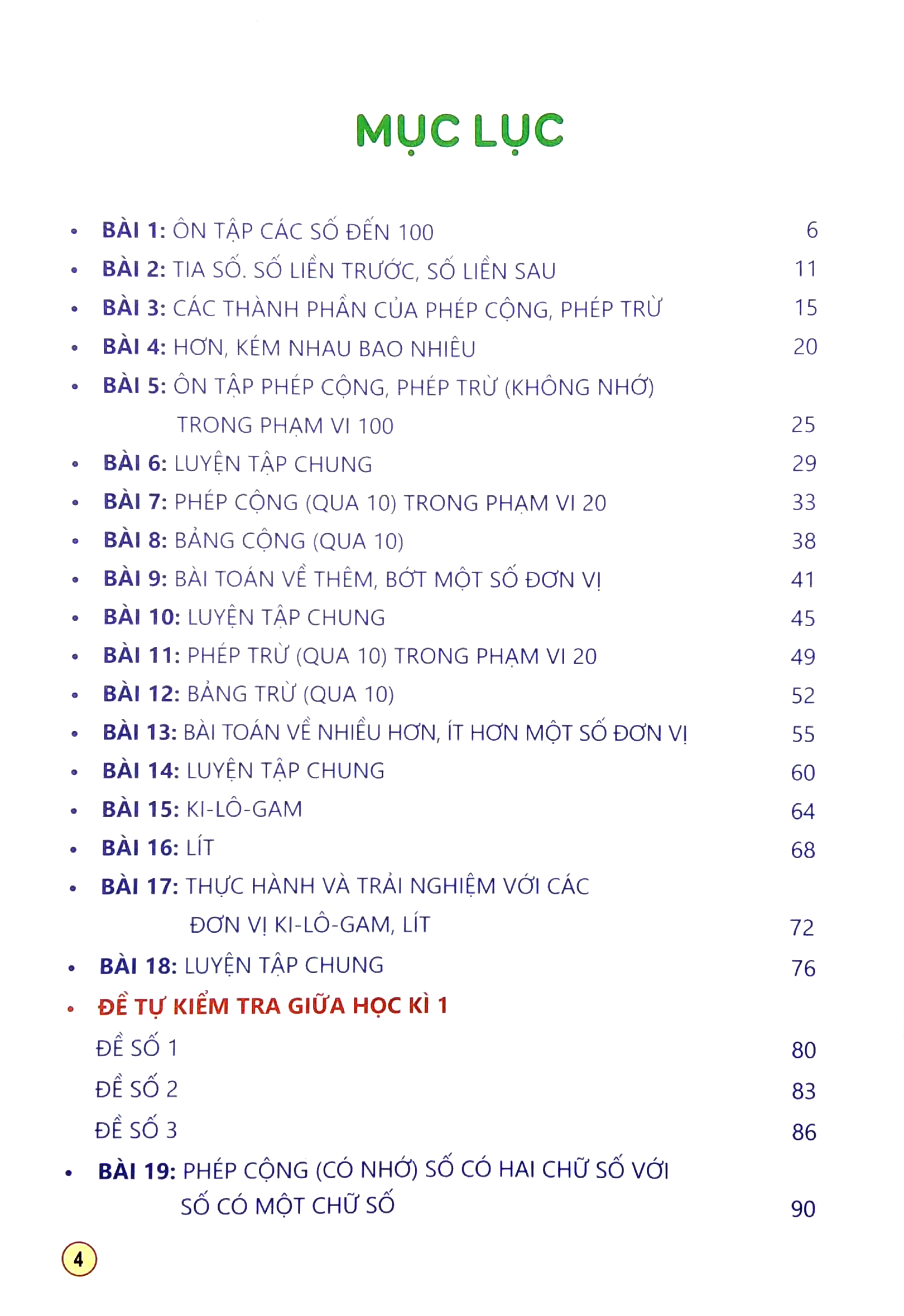 bộ rèn kĩ năng giải toán lớp 2 - tập 1 (theo chương trình giáo dục phổ thông mới) - Ảnh 4