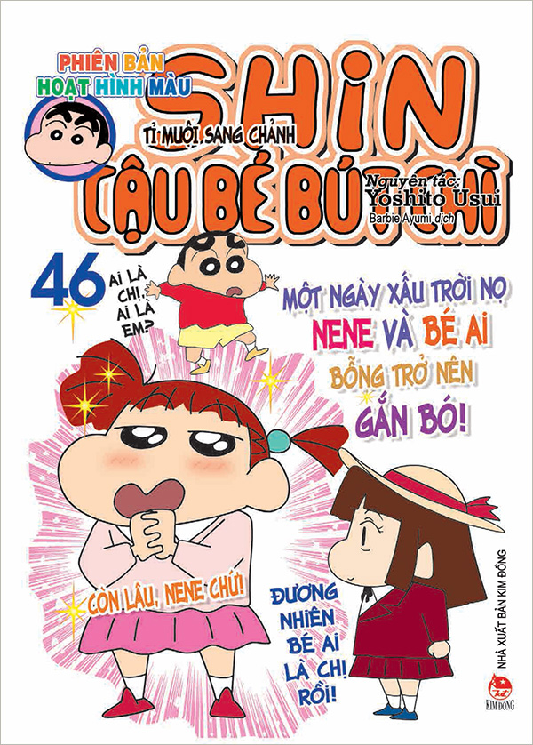 bộ shin - cậu bé bút chì - phiên bản hoạt hình màu - tập 46 - tỉ muội sang chảnh (tái bản 2024) - Ảnh 2