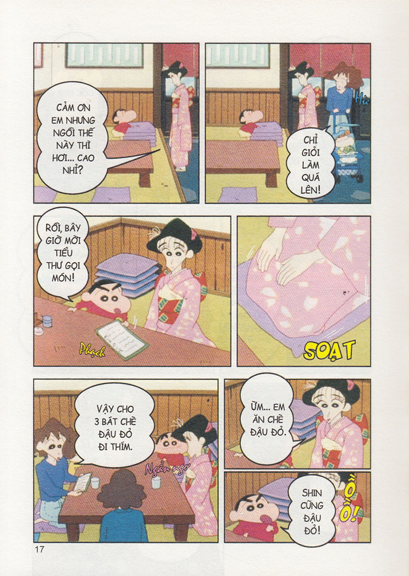 bộ shin - cậu bé bút chì - phiên bản hoạt hình màu - tập 51 (tái bản 2019) - Ảnh 16