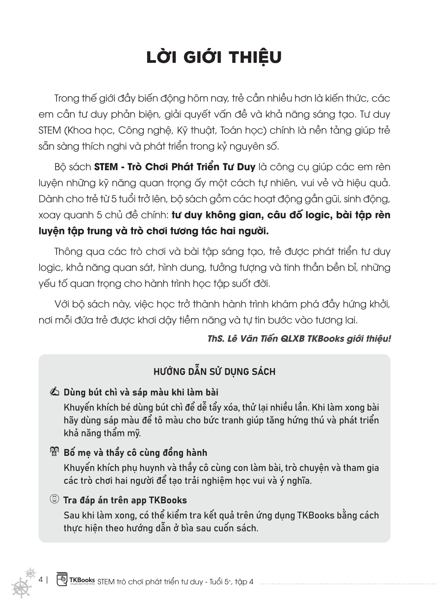 Bộ STEM Trò Chơi Phát Triển Tư Duy - Tuổi 5+ - Tập 4 - Ảnh 3