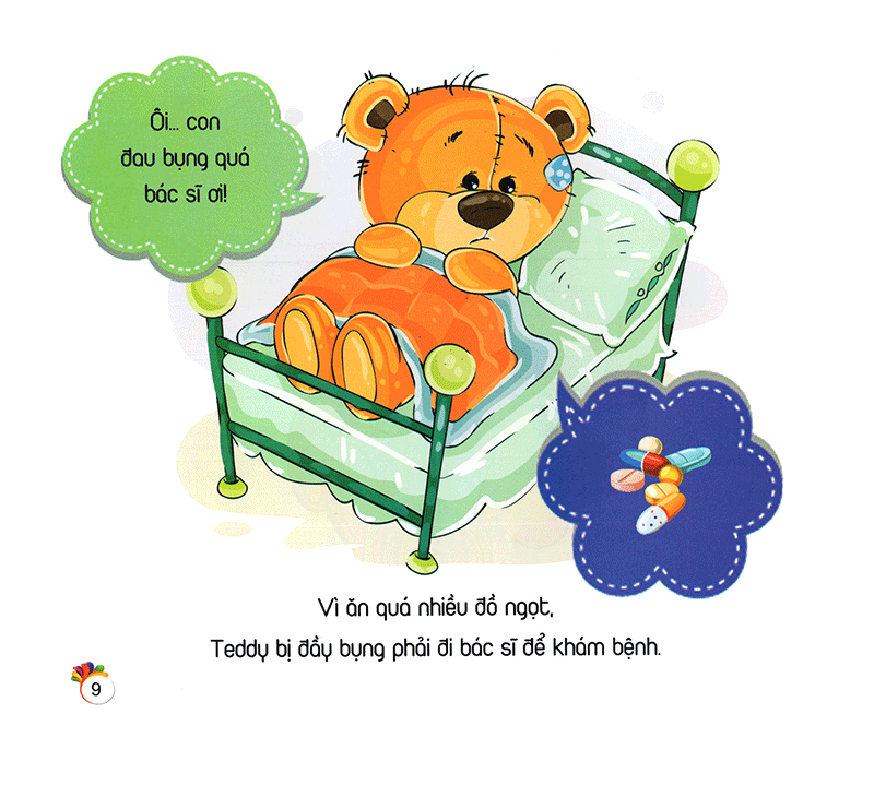 bộ teddy thích ăn kẹo - gấu bông teddy - tập 3 - Ảnh 10