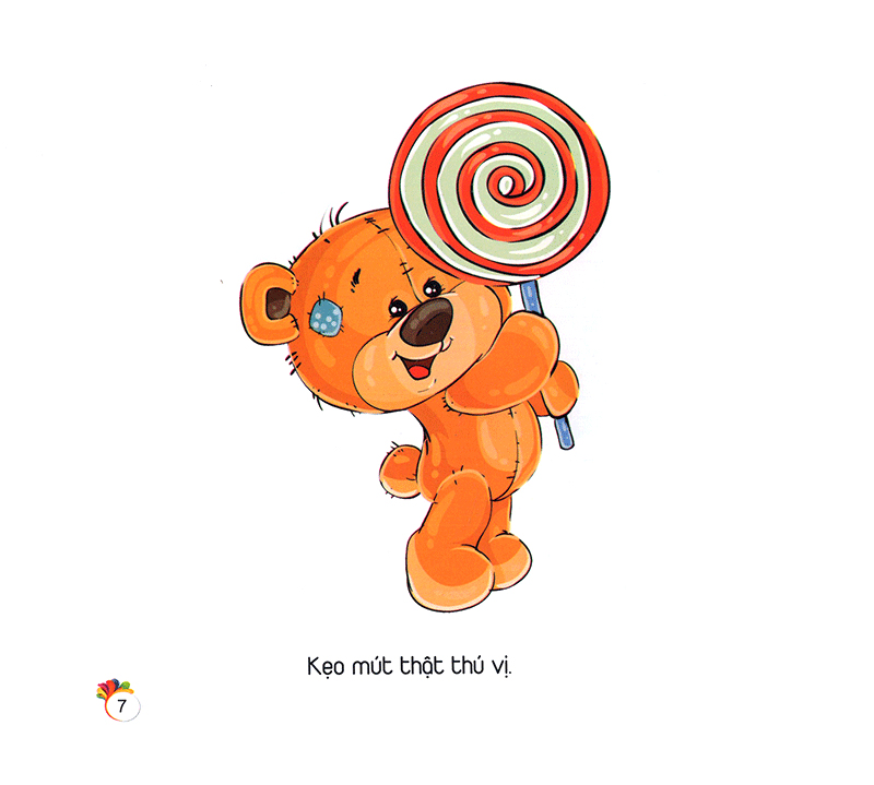 bộ teddy thích ăn kẹo - gấu bông teddy - tập 3 - Ảnh 8