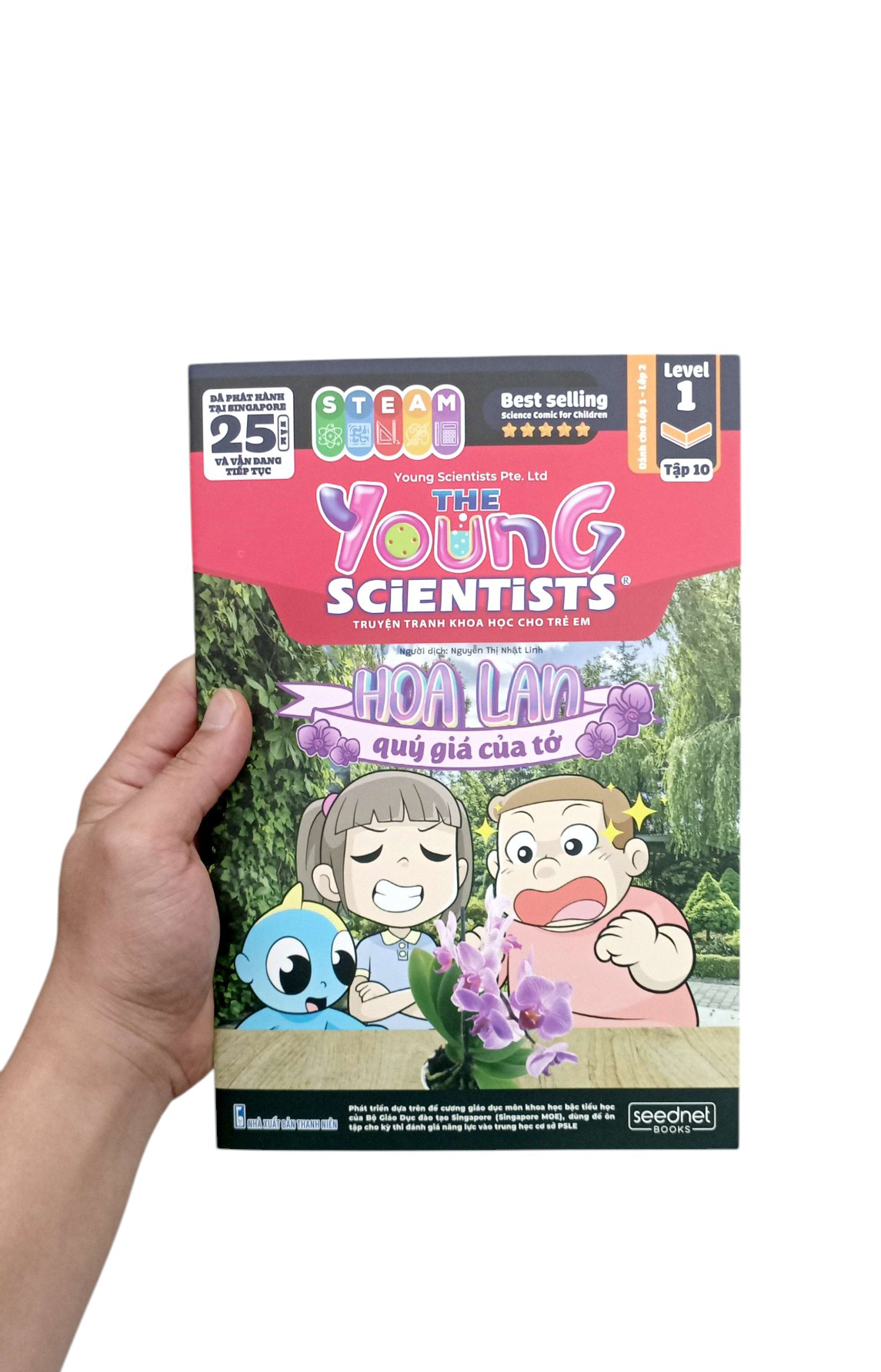 Bộ The Young Scientists - Truyện Tranh Khoa Học Cho Trẻ Em - Level 1 - Tập 10 - Hoa Lan Qúy Gía Của Tớ - Ảnh 8