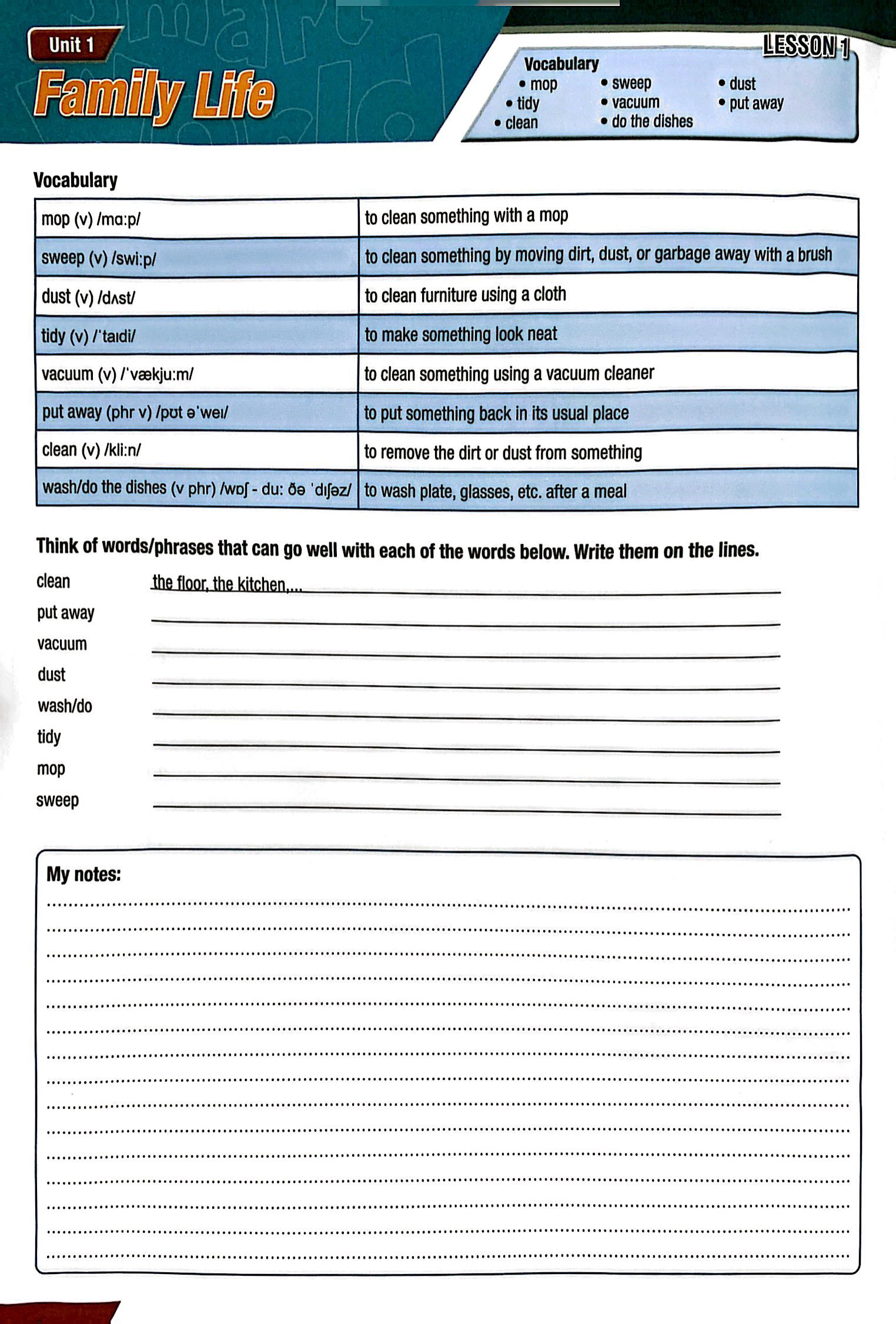 bộ tiếng anh 10 - i-learn smart world - notebook - Ảnh 4