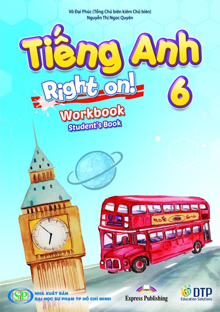bộ tiếng anh 6 - right on - workbook (sách bài tập) - Ảnh 2