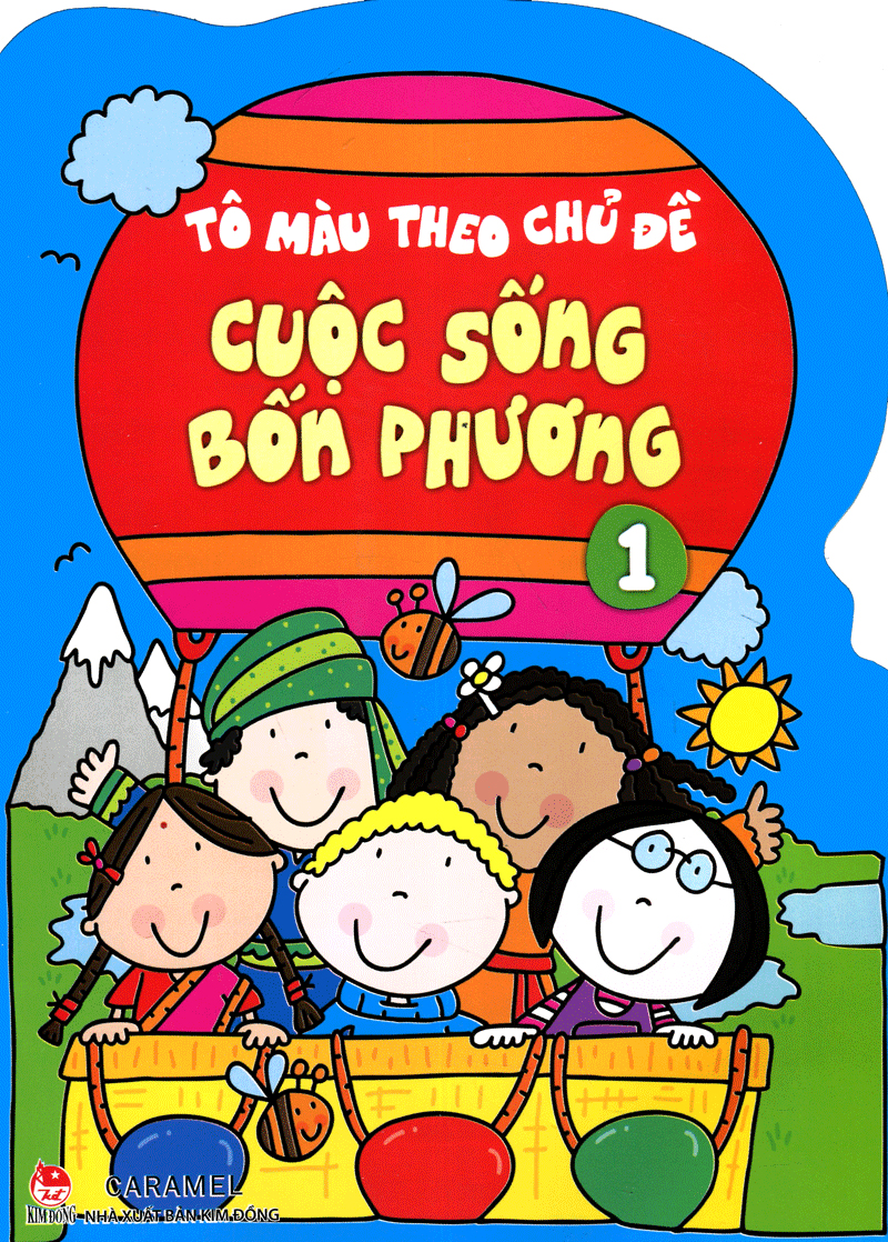 bộ tô màu theo chủ đề - cuộc sống bốn phương - tập 1 - Ảnh 2