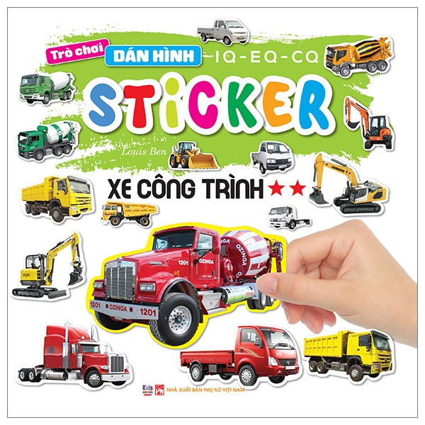 Bộ Trò Chơi Dán Hình IQ-EQ-CQ - Sticker - Xe Thể Thao -Tập 2 - Ảnh 10
