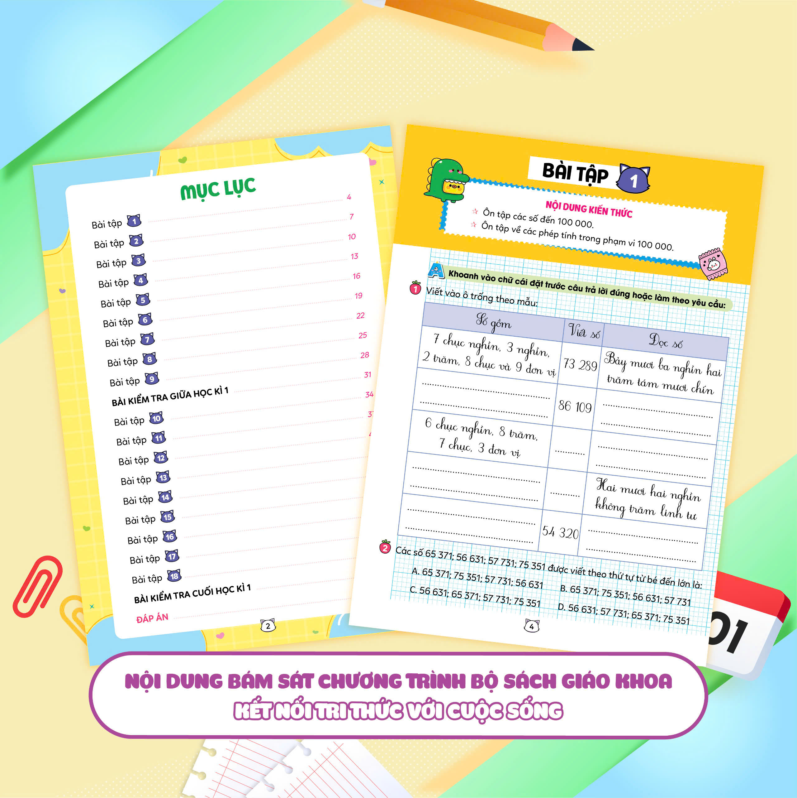 Bộ Vở Bài Tập Toán Tăng Cường Lớp 4 - Tập 1 (Theo Sách Giáo Khoa Kết Nối Tri Thức Với Cuộc Sống) - Ảnh 6