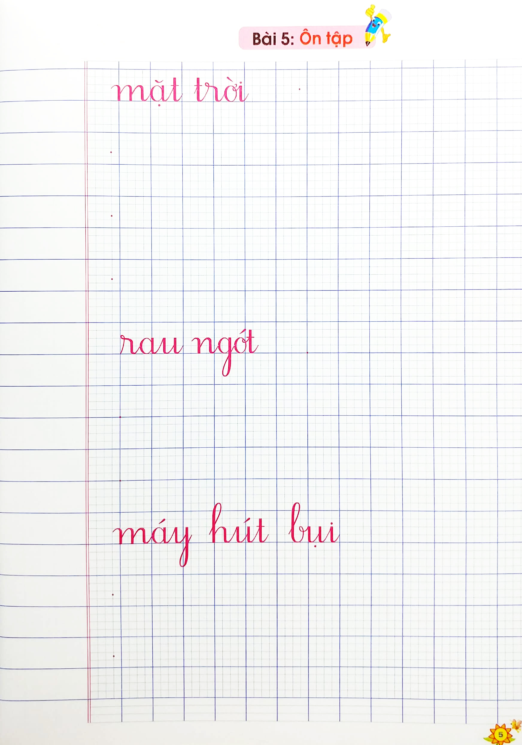 bộ vở ô li viết chữ mẫu 1 - quyển 2 (ch-t) - Ảnh 5