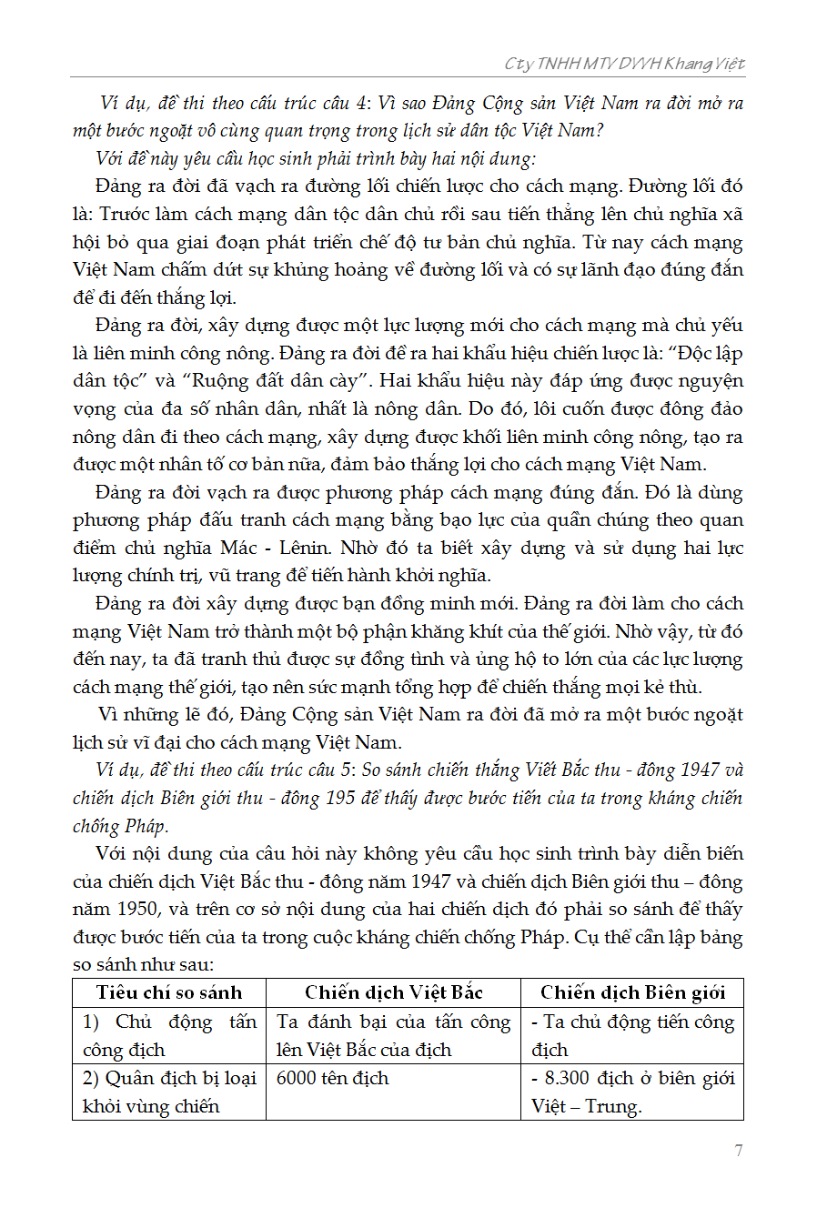bồi dưỡng học sinh giỏi lịch sử 12 - phiên bản mới nhất - Ảnh 7