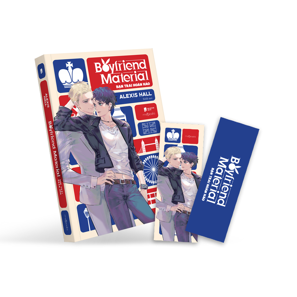boyfriend material - bạn trai hoàn hảo - tặng kèm bookmark - Ảnh 2