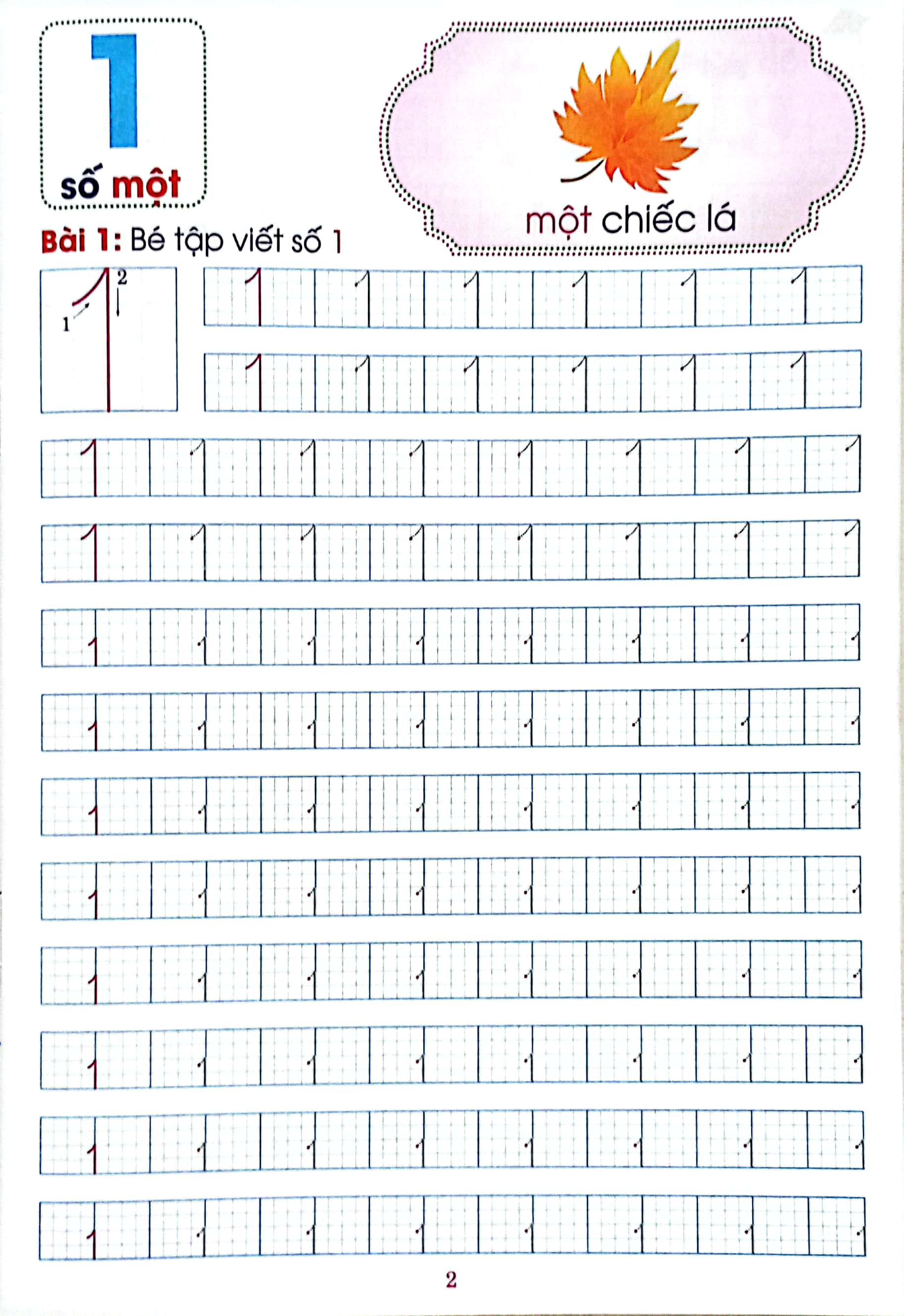 chuẩn bị bé vào lớp 1 - tập đếm và tô chữ số (dành cho bé 4-5 tuổi) - Ảnh 3