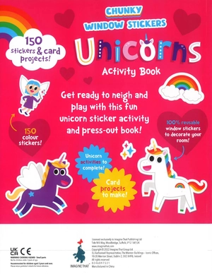 chunky window stickers - unicorns - Ảnh 7