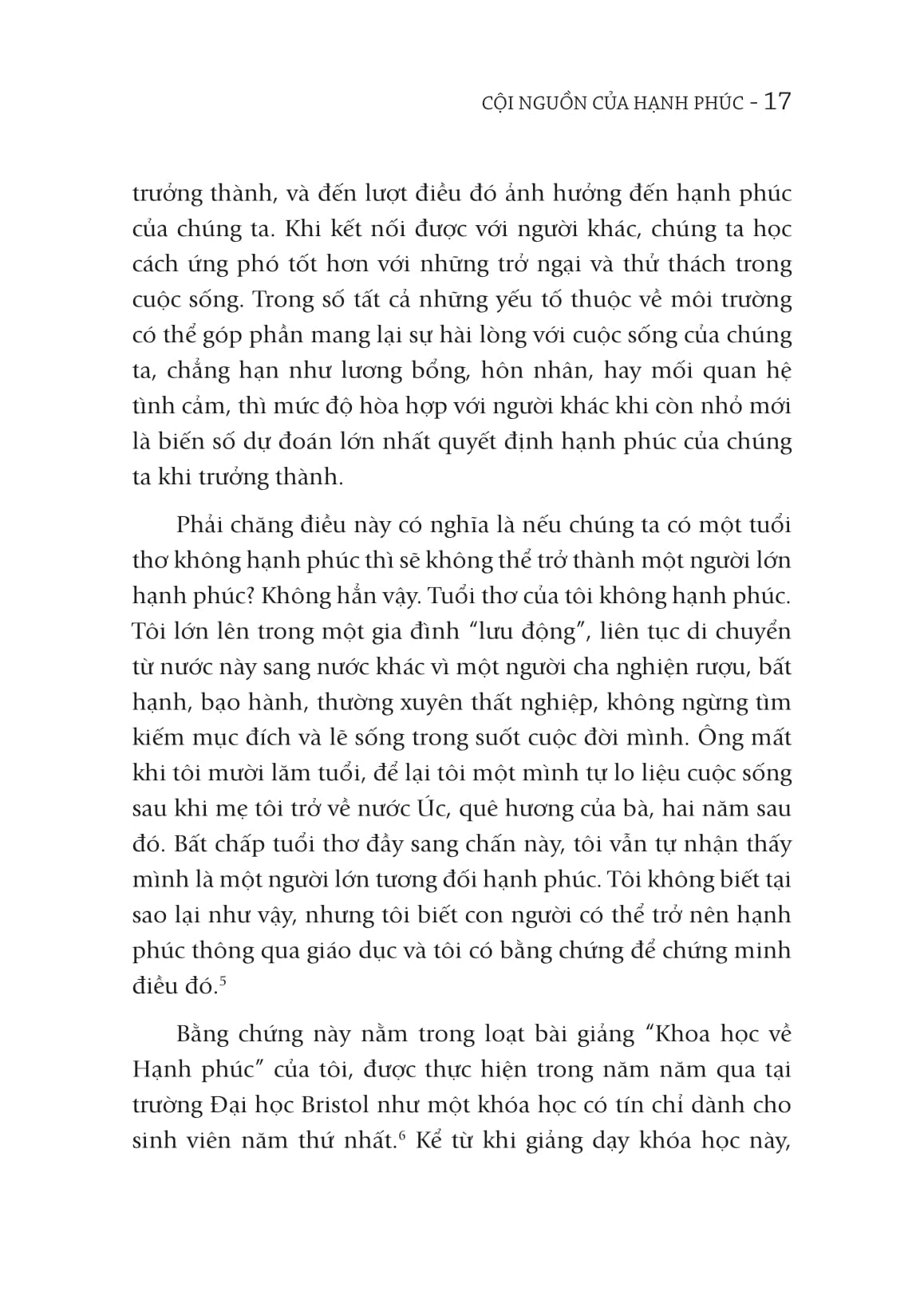 Cội Nguồn Của Hạnh Phúc - The Science Of Happiness - Seven Lessons For Living Well - Ảnh 15