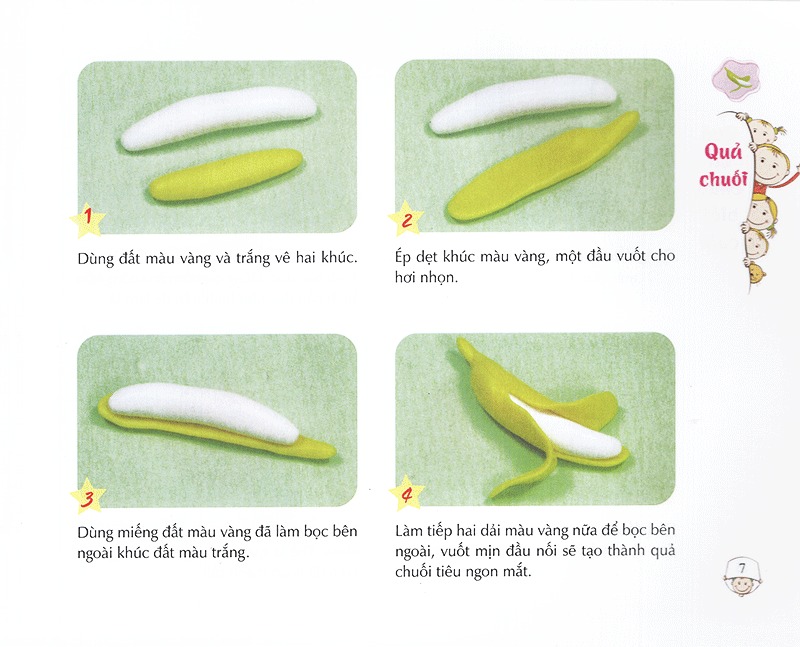 cùng bé chơi đất nặn - bé nặn hoa, quả, các món ăn ngon, những đồ vật thân quen (tuổi 3+) - Ảnh 10