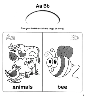 early learning abc - sticker activity - Ảnh 3