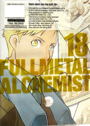 fullmetal alchemist - cang giả kim thuật sư - fullmetal edition - tập 18 (tái bản 2024) - Ảnh 6