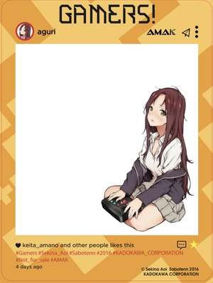 gamers! - tập 4: aguri và đòn tấn công chí mạng trong vô thức - tặng kèm bookmark bế hình + postcard + standee pop-up + card sns ngẫu nhiên - Ảnh 2