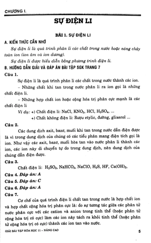 giải bài tập hóa học lớp 11 (nâng cao) - Ảnh 2