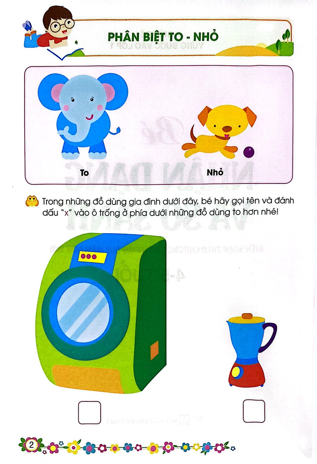 giúp bé vững bước vào lớp 1 - bé nhận dạng và so sánh (4-5 tuổi) - Ảnh 3
