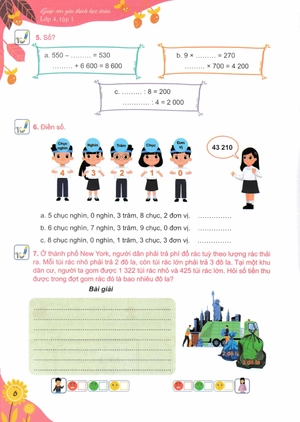 giúp em yêu thích học toán - lớp 4 - tập 1 - Ảnh 9