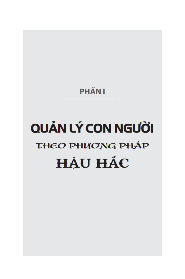 hậu hắc học - thuật quản người (tái bản) - Ảnh 5