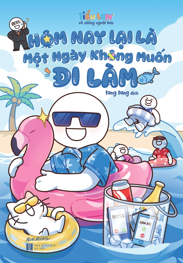 hôm nay lại là một ngày không muốn đi làm - tặng kèm bookmark + set sticker - Ảnh 2