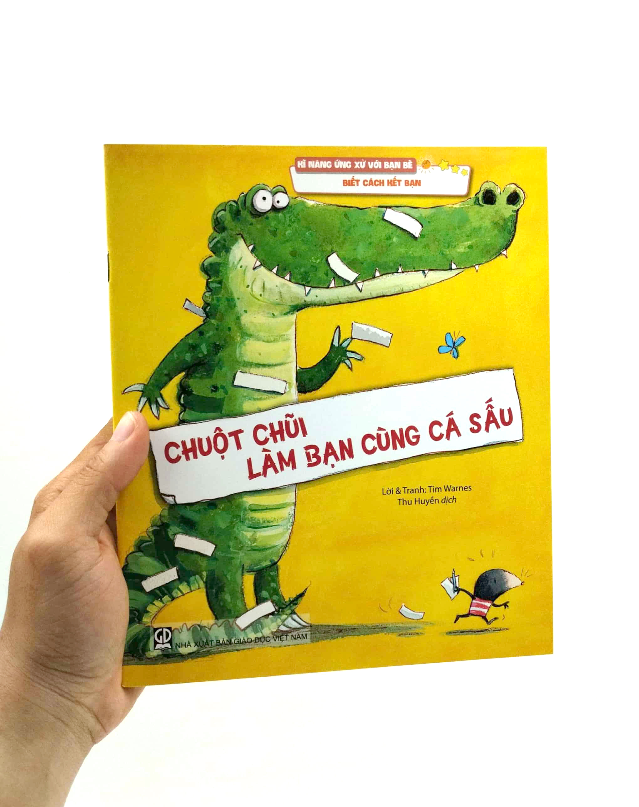 kĩ năng ứng xử với bạn bè - biết cách kết bạn - chuột chũi làm bạn cùng cá sấu - Ảnh 7