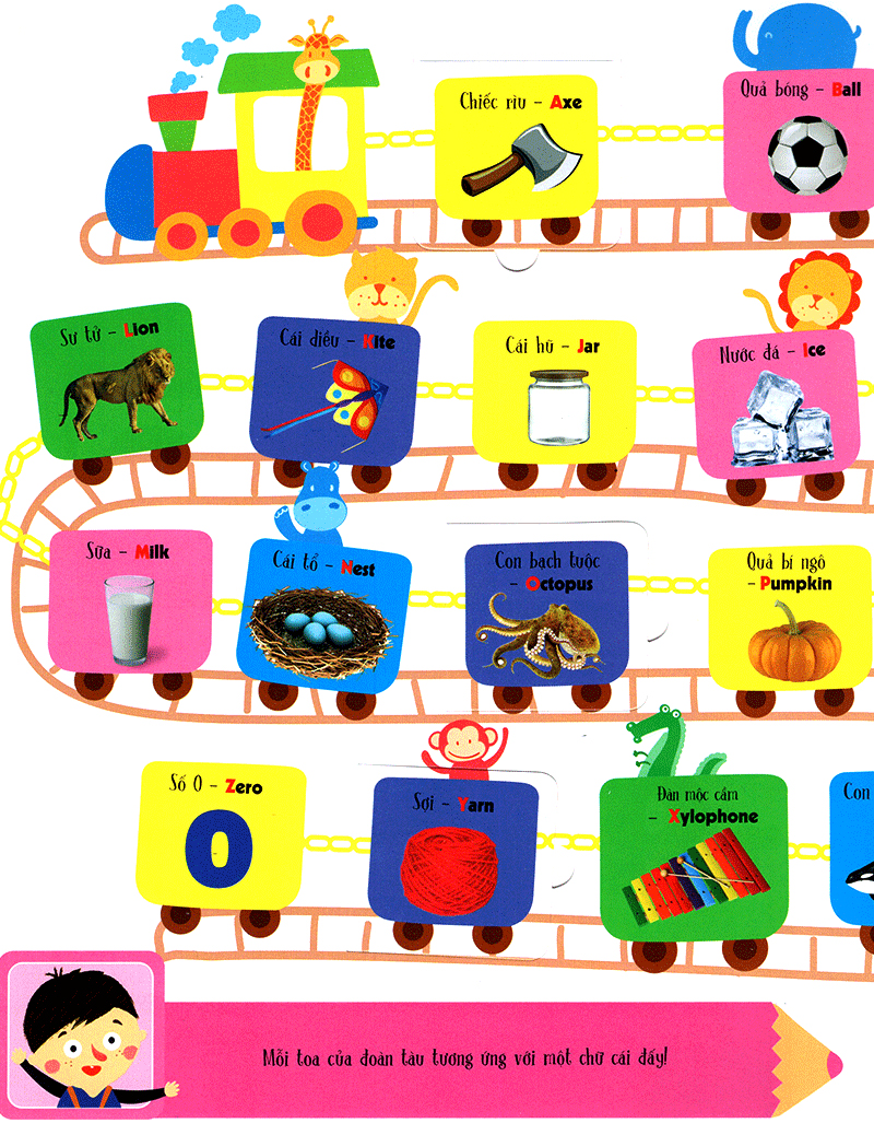 lift-the-flap-lật mở khám phá - my abc - bảng chữ cái tiếng anh cho bé (tái bản 2018) - Ảnh 13