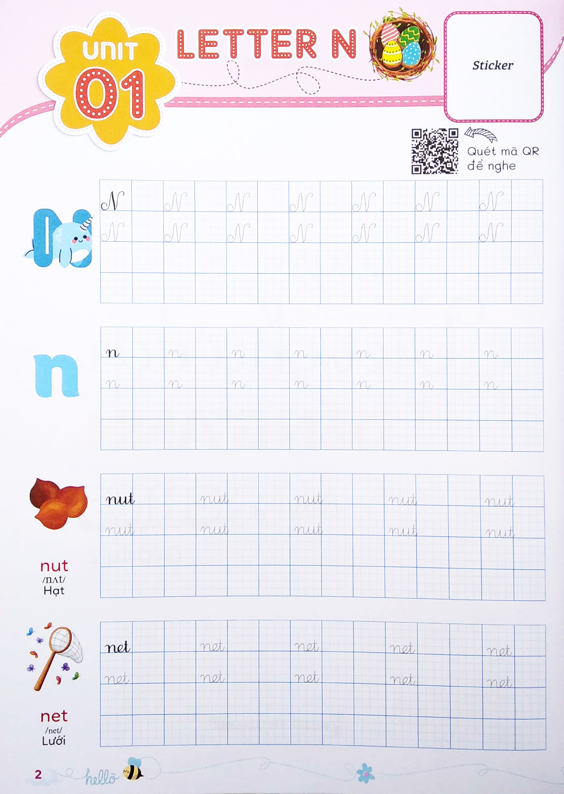 luyện viết chữ đẹp tiếng anh - my phonics grade 2 - Ảnh 3