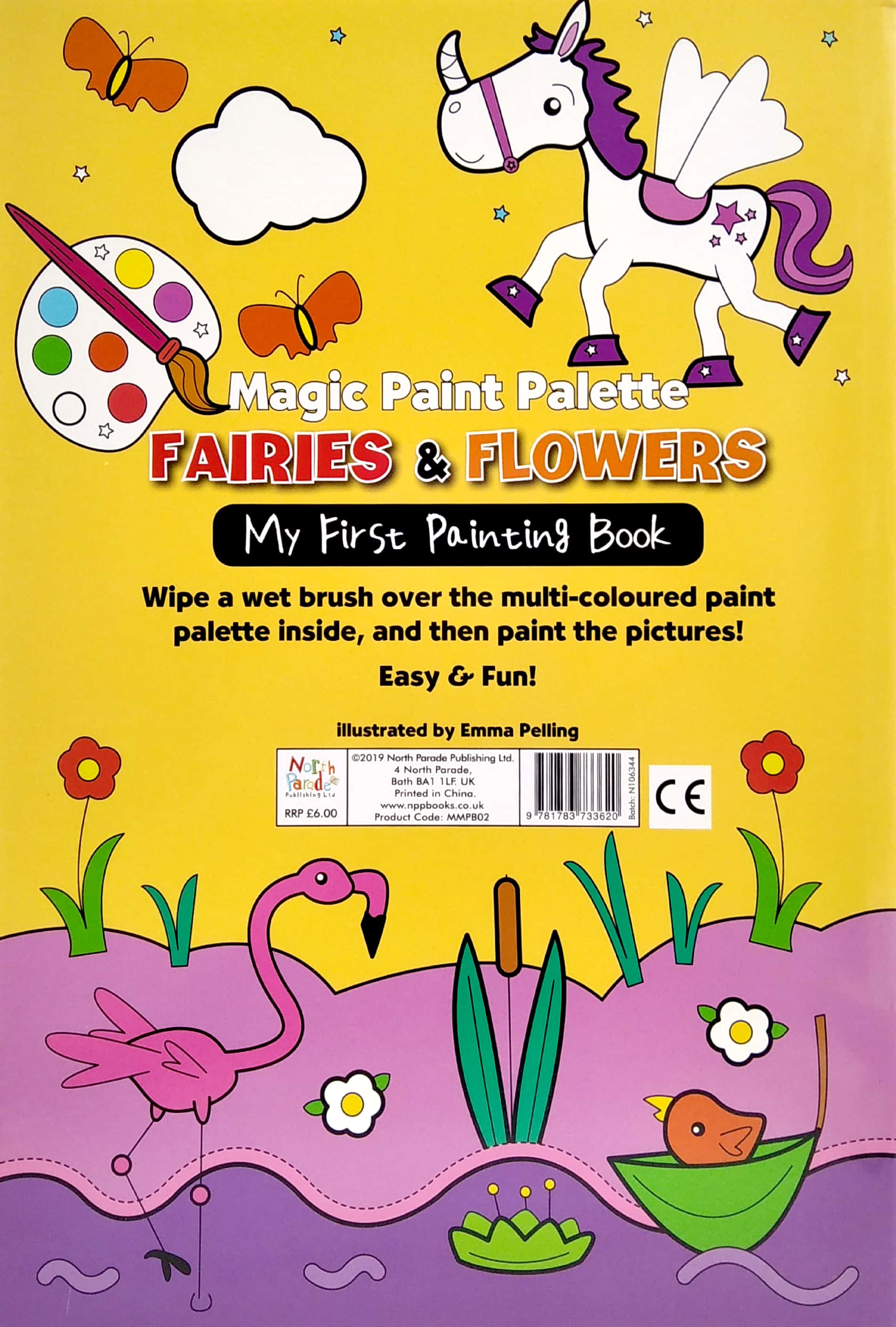 magic paint palette - fairies & flowers - Ảnh 9