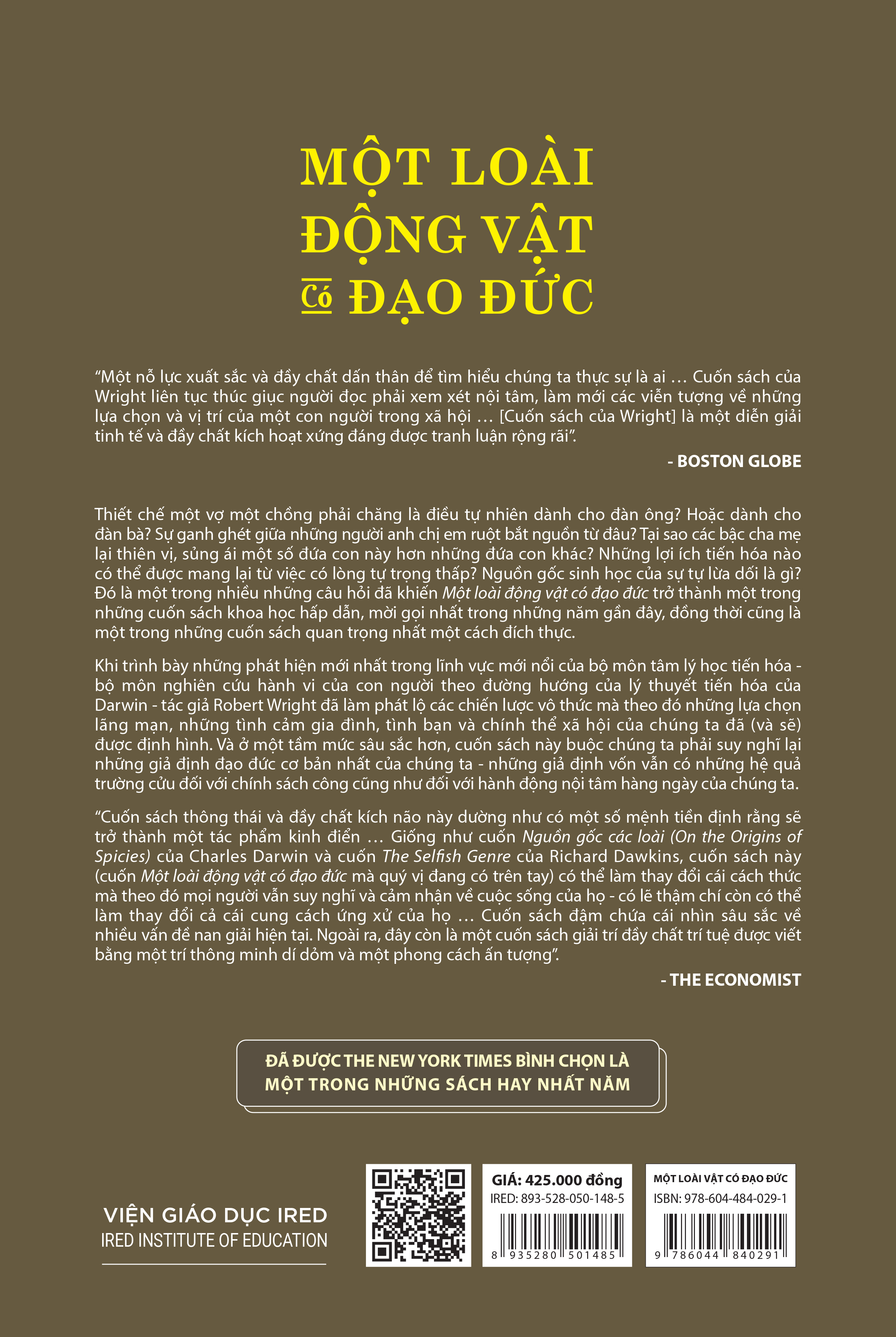 một loài động vật có đạo đức - the moral animal - Ảnh 3